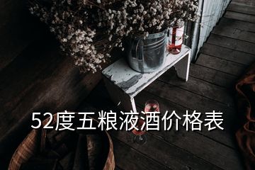 52度五粮液酒价格表