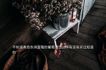 不知道青岛东洲富隆的葡萄酒怎么样有没有买过知道的