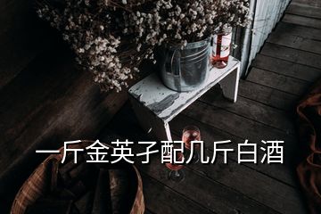 一斤金英孑配几斤白酒