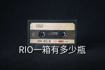 RIO一箱有多少瓶