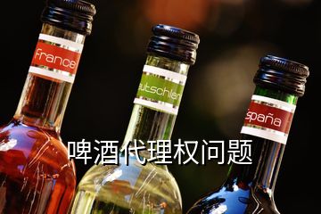 啤酒代理权问题