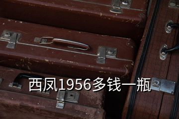 西凤1956多钱一瓶