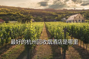 最好的杭州回收烟酒店是哪里