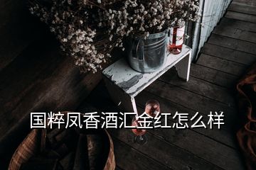 国粹凤香酒汇金红怎么样