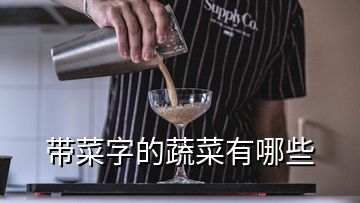 带菜字的蔬菜有哪些