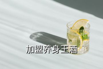 加盟养身王酒