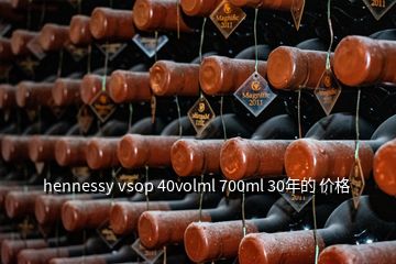 hennessy vsop 40volml 700ml 30年的 价格