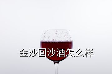 金沙回沙酒怎么样