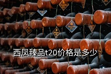 西凤臻品t20价格是多少