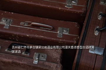 贵州省仁怀市茅台镇吴公岩酒业有限公司漫天香浓香型白酒财源滚滚酒