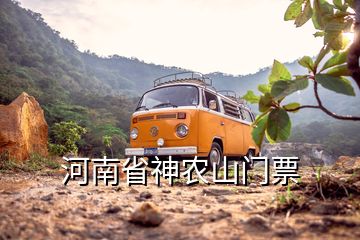 河南省神农山门票