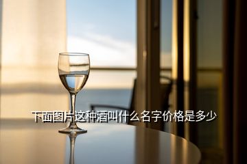 下面图片这种酒叫什么名字价格是多少