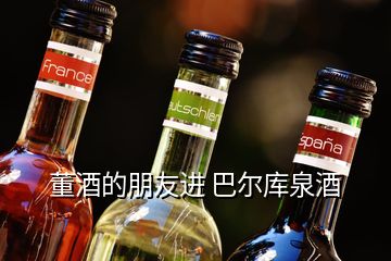 董酒的朋友进 巴尔库泉酒