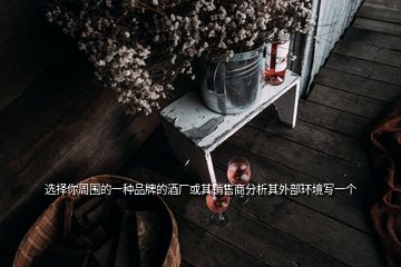 选择你周围的一种品牌的酒厂或其销售商分析其外部环境写一个