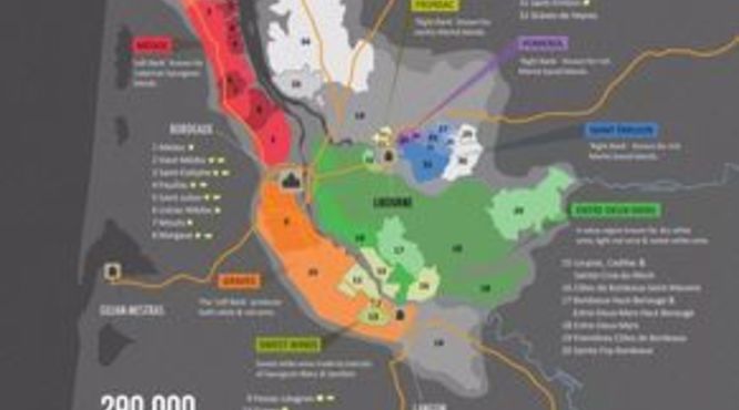 波尔多葡萄酒产区地图中文版(法国波尔多葡萄酒产区地图)